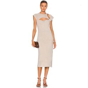 Noam Slash Dress in Oat